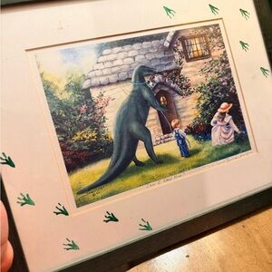 Mishell Swartout “Can I Keep Him?” Framed Print Signed